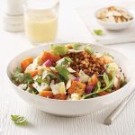 Salade de patates douces et lentilles